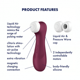 Buy Satisfyer - Pro 2 Generation 3 - Winered with the best price