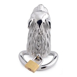 Voorusevöö Meestele Master Series - Tiger King Cock Cage With Lock