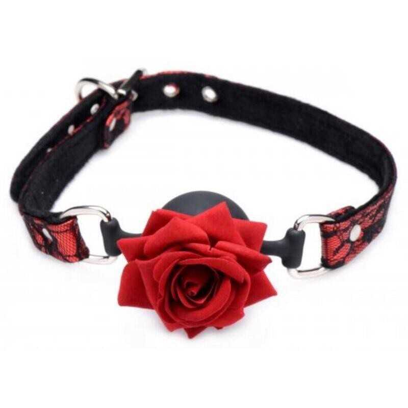 Buy Master Series - Eye-Catching Ball Gag With Rose with the best price