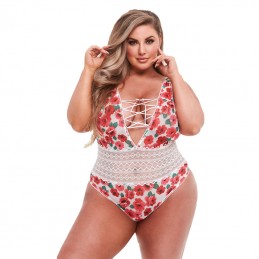 Buy Baci - White Floral & Lace Teddy Queen Size Model 2 with the best price