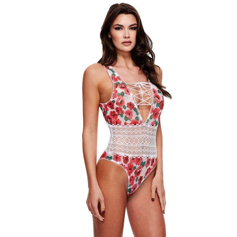 Buy Baci - White Floral & Lace Teddy Model 2 with the best price Buy Baci - White Floral & Lace Teddy Model 2 with the best price