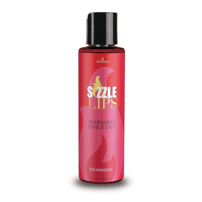 SENSUVA - SIZZLE LIPS WARMING EDIBLE GEL WITH AMAZING TASTE 125 ML