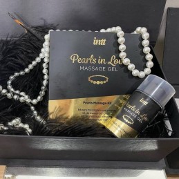 INTT - PEARLS IN LOVE GEL 15ML PÄRLIMASSAAŽI KOMPLEKT ERUTAVA GEELI JA PÄRLIKEEGA