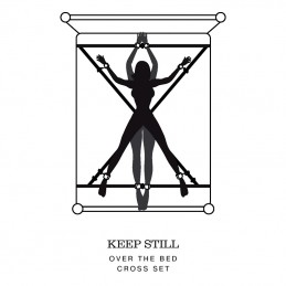 Fifty Shades of Grey - Keep Still over the bed cross restrain|БДСМ