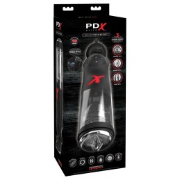 PDX Elite - Deluxe Mega-Bator Pöörlev ja Tõukav Vibromasturbaator Iminapaga