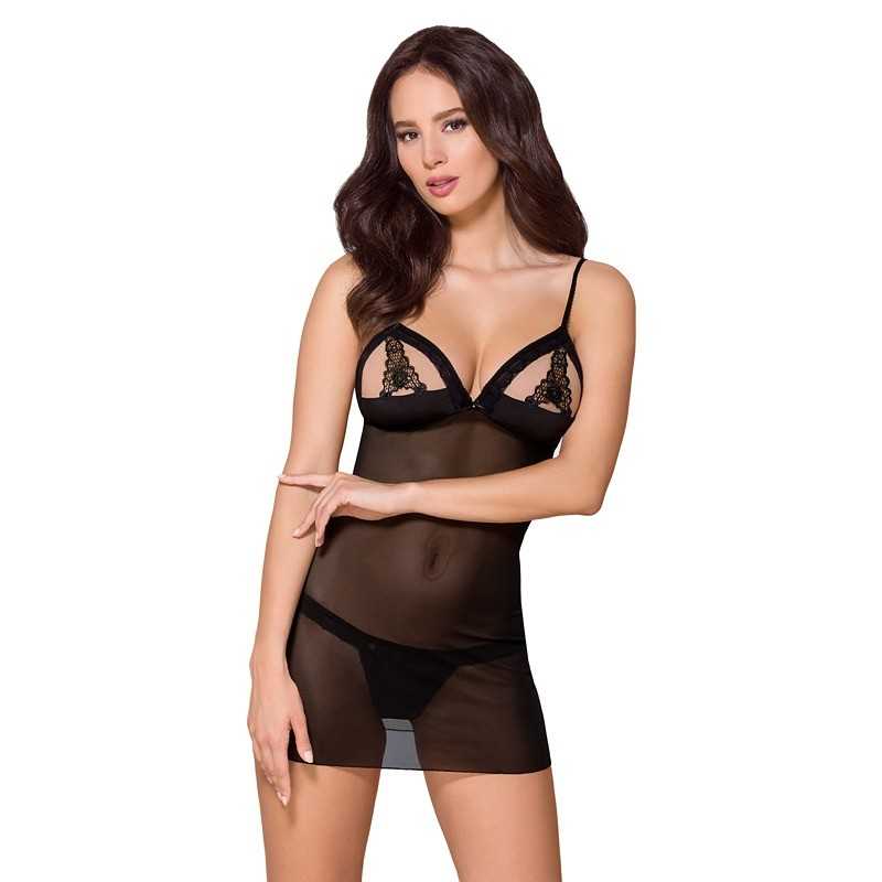 Buy OBSESSIVE - 865-CHE-1 CHEMISE & THONG with the best price