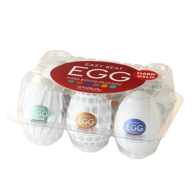 Tenga - Egg 6 Styles Pack Serie 2 Hard Boiled|MEESTELE