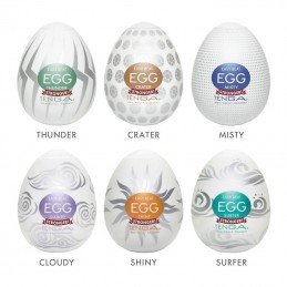 Tenga - Egg 6 Styles Pack Serie 2 Hard Boiled|ДЛЯ МУЖЧИН