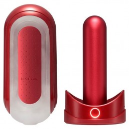 Tenga - Flip Zero 0 Red and Flip Warmer Set|MASTURBAATORID