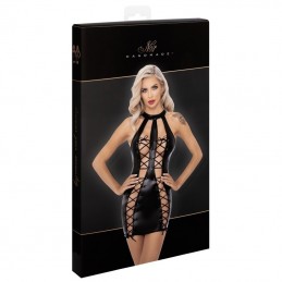 Buy Noir Handmade - Powerwetlook Dress With Double Lace-up Front with the best price
