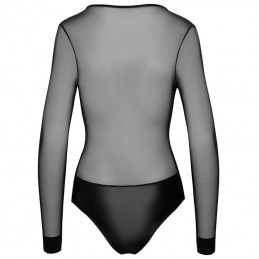 Cottelli - Party Long-Sleeved Transparent Zip Body|FETISH FASHION