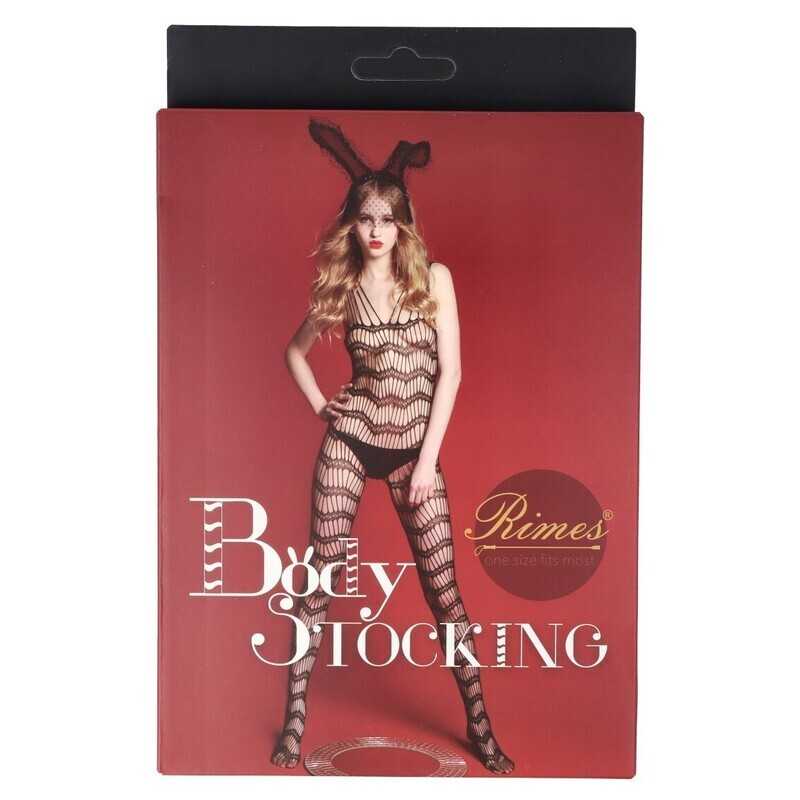 Buy Rimes - Model 7037 Black Bodystocking S-L with the best price