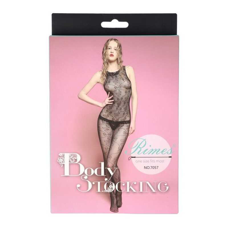 Buy Rimes - Model 7057 Black Bodystocking S-L with the best price