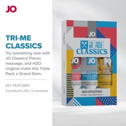 System Jo - Tri Me Triple Pack Classic Набор Смазок на Водной Основе