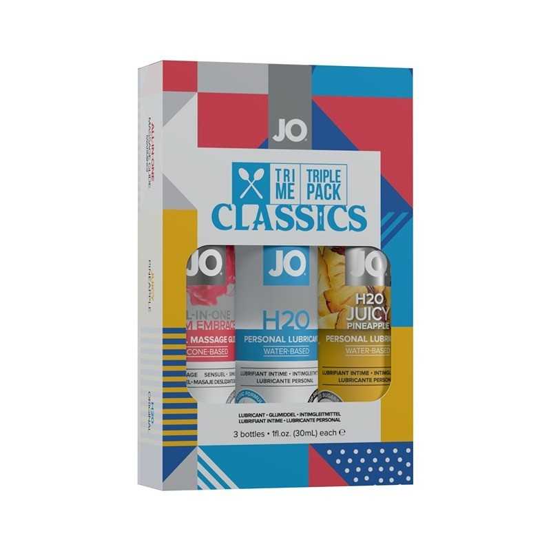 Buy System Jo - Tri Me Triple Pack Classic Water Based Lubricants with the best price