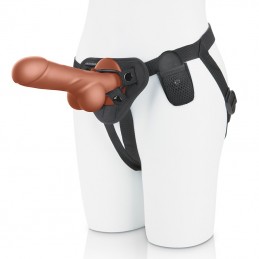 Pegasus - 20,3cm Remote Control Realistic Silicone Dildo With Balls And Harness|СТРАПОН