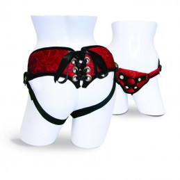 SPORTSHEETS - RED LACE CORSETTE STRAP-ON|СТРАПОН