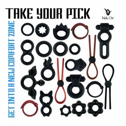 Velv'Or - Rooster Milo Pack Set of Robust Cock Rings 3шт