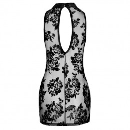 Noir Handmade - Transparent Floral Mini Dress|FETISH FASHION