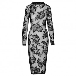 Buy Noir Handmade - Transparent Floral Tight-fit Dress with the best price