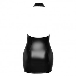 Buy Noir Handmade - Short Powerwetlook Dress With Lace Top And Zipper Queen Size with the best price