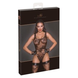 Buy Noir Handmade - Tulle Body With Patterned Flock Embroidery with the best price