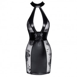 Buy Noir Handmade - Short Tulle Dress, Powerwetlook Inserts And Corset Binding with the best price