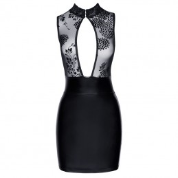 Buy Noir Handmade - Short Dress With Powerwetlook Skirt And Tulle Top with the best price