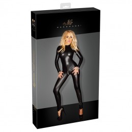 Buy Noir Handmade - Tight-fitting Wet Look Jumpsuit with the best price