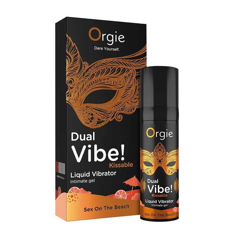 Buy Orgie - Dual Vibe Sex On The Beach Kissable Liquid Vibrator with the best price