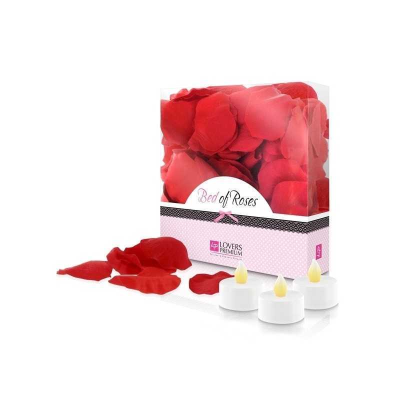 LoversPremium - Bed of Roses Led Candle Set|KINGIIDEED