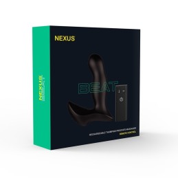 Nexus - Beat Pulseeriv ja Vibreeriv Eesnäärme Stimulaator Kaugjuhtimispuldiga Must