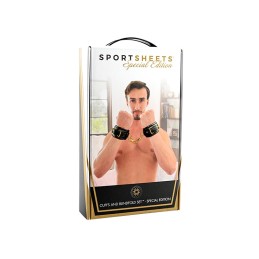 SPORTSHEETS - CUFFS AND BLINDFOLD SET SPECIAL EDITION|BDSM