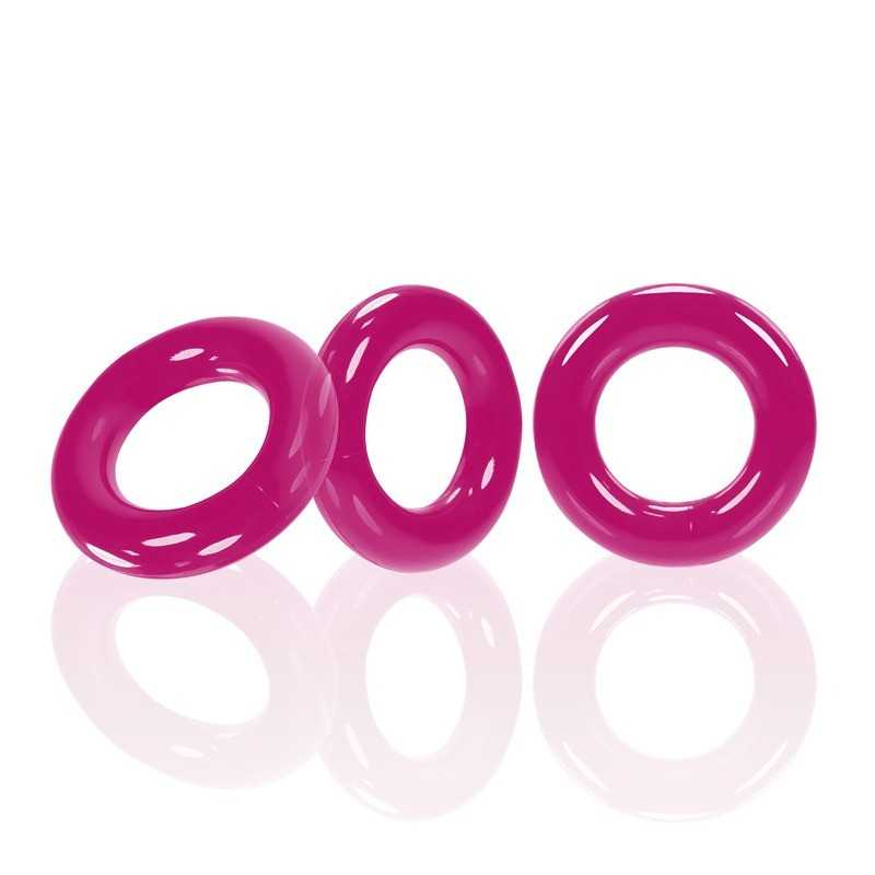 Oxballs - Willy Rings 3-pack Cockrings Hot Pink|Кольца