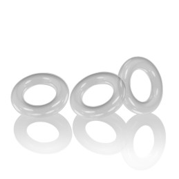 Oxballs - Willy Rings 3-pack Cockrings Clear|COCK RINGS
