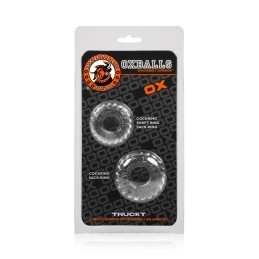 Oxballs - Truckt Cockring 2-pack Clear|PEENISERÕNGAD