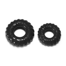 Oxballs - Truckt Cockring 2-pack Black|COCK RINGS