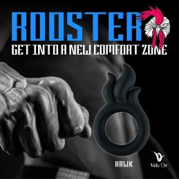 Velv'Or - Rooster Hawk Flaming Crest Cock Ring|Кольца