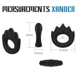 Velv'Or - Rooster Xander Oval Cock Ring with Stimulation Projections|Кольца