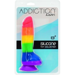 Addiction - Justin 20cm Dong Rainbow|DILDOS