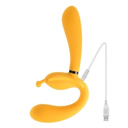 Buy Evolved - The Monarch Strapless Strap On Vibrator - Yellow with the best price