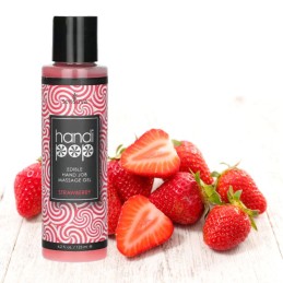 Sensuva - Handipop Handjob massaažigeel maasikas 125 ml