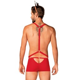 OBSESSIVE - MR REINDY HARNESS, SHORTS, HEADBAND WITH HORNS|COSTUMES