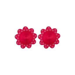 OBSESSIVE - A770 NIPPLE COVERS RED ONE SIZE|ACCESSORIES