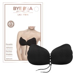 Bye Bra - Lace-It Bra Cup D Black|HÜVASTI RINNAHOIDJA