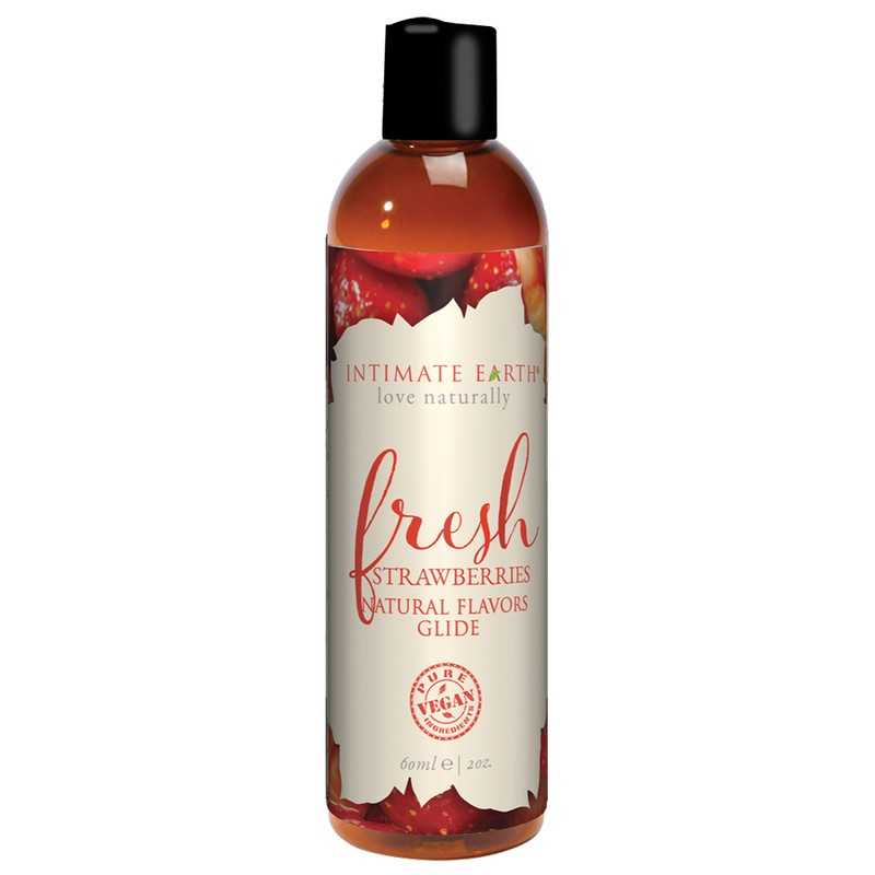 Buy INTIMATE EARTH - NATURAL FLAVORS GLIDE FRESH STRAWBERRIES 60ML with the best price