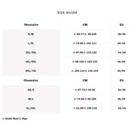 Buy OBSESSIVE - B136 TEDDY XS/S, M/L with the best price