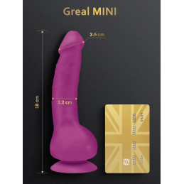 GVIBE - GREAL MINI fuchsia Реалистичный Вибратор на Присоске