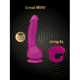 GVIBE - GREAL MINI fuchsia Реалистичный Вибратор на Присоске