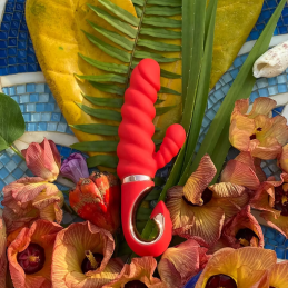 GVIBE - GCANDY MINI CHILI CORAL VÄIKE RABBIT-VIBRAATOR